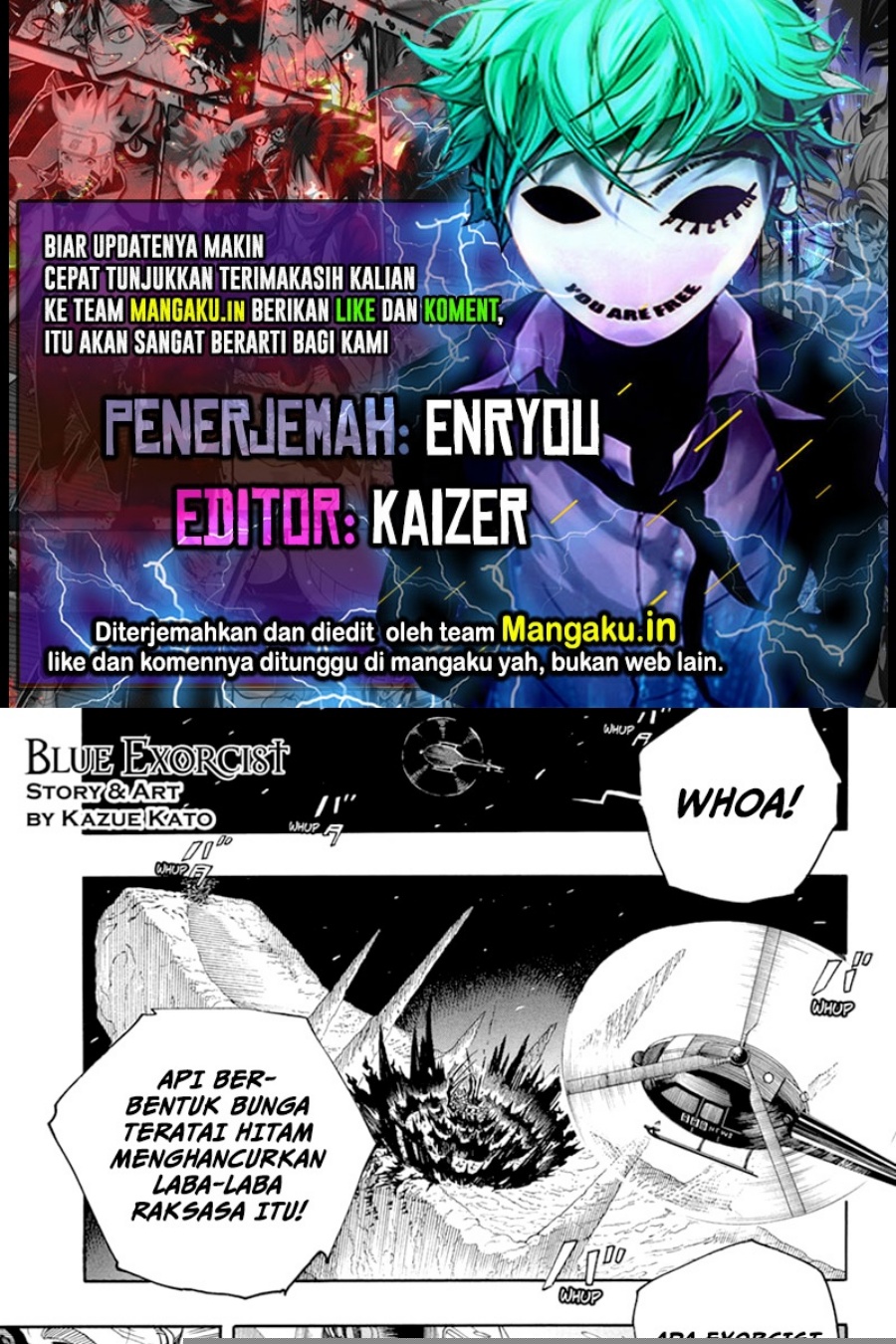 Komik Ao no Exorcist Chapter 156.1 gambar nomor 1
