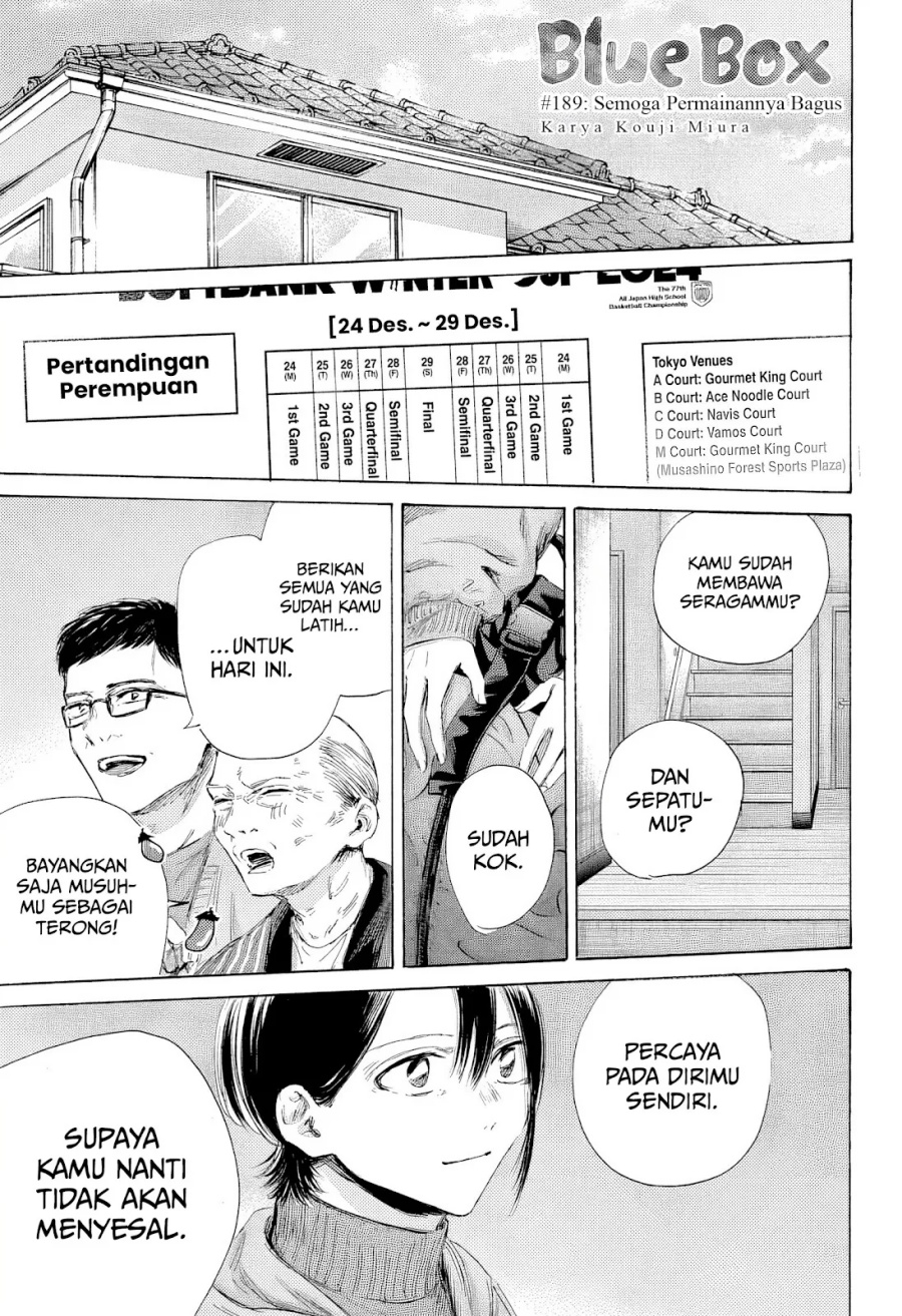 Manga Ao no Hako Chapter 189 gambar nomor 2