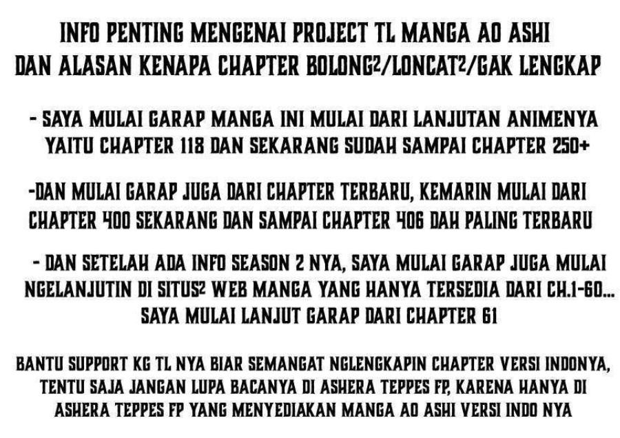 Ao Ashi Chapter 64 Gambar 21