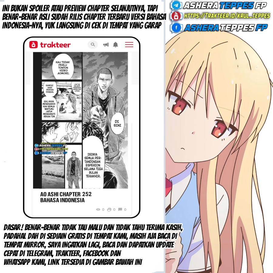 Ao Ashi Chapter 64 Gambar 22