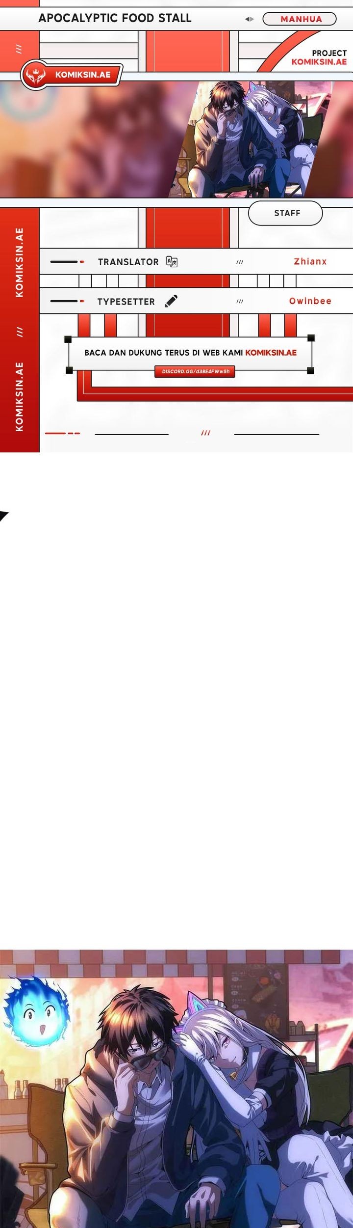 Komik Apocalyptic Food stall Chapter 10 gambar nomor 1