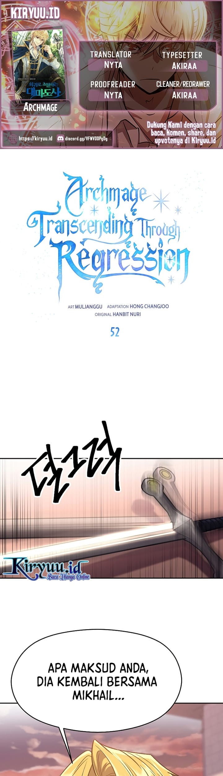 Komik Archmage Transcending Through Regression Chapter 52 gambar nomor 1