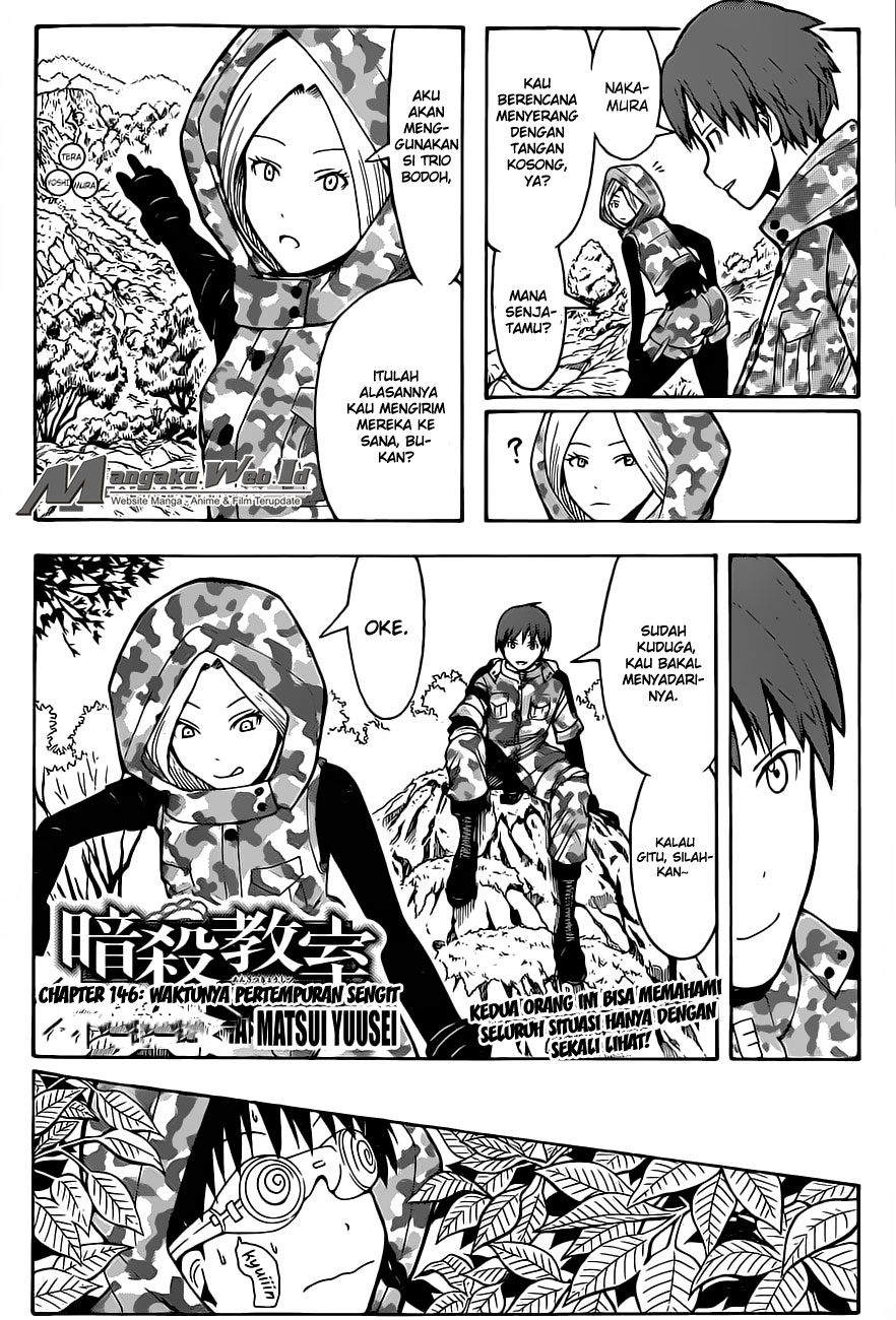 Komik Assassination Classroom Chapter 146 gambar nomor 1