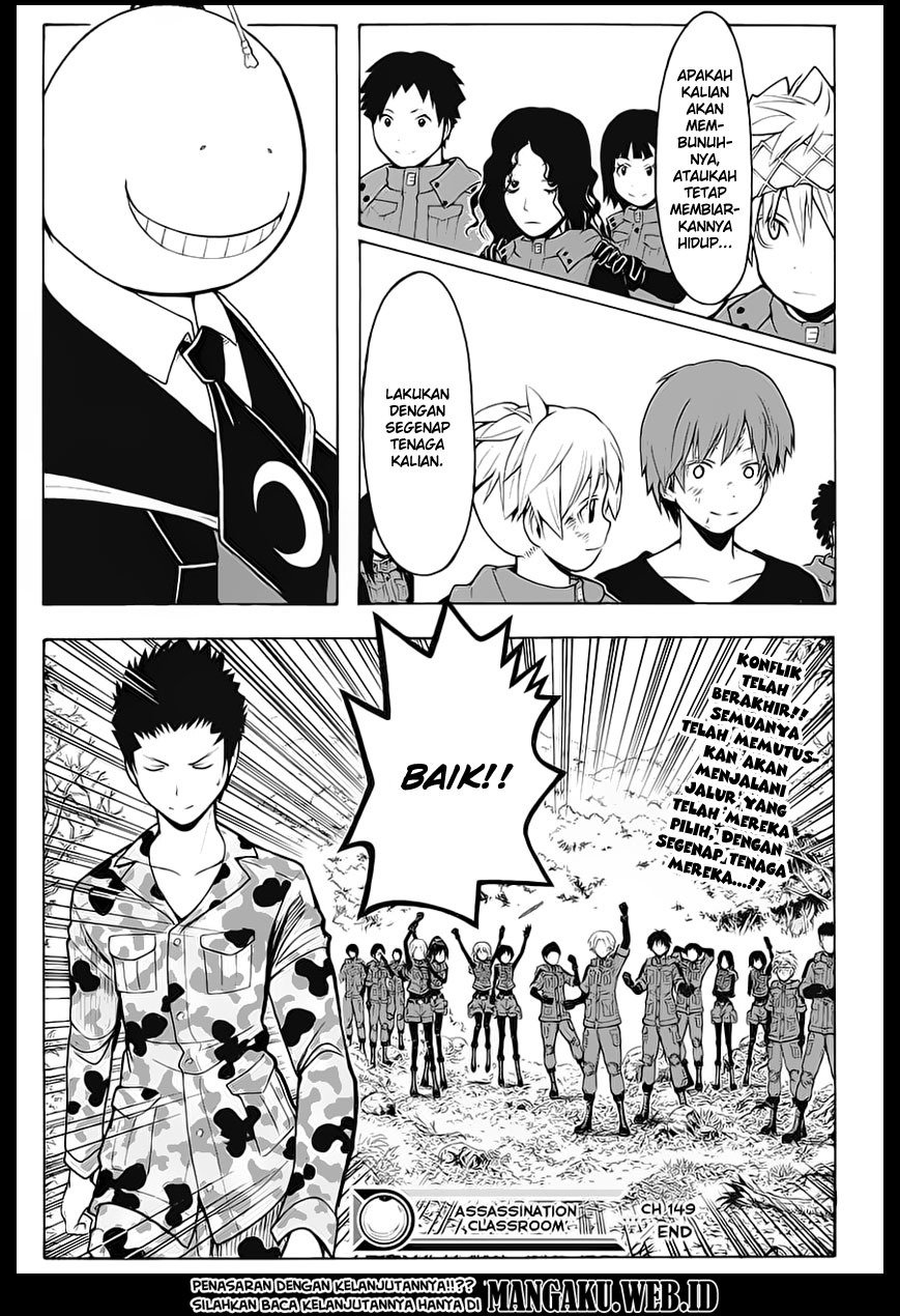 Assassination Classroom Chapter 149 Gambar 19