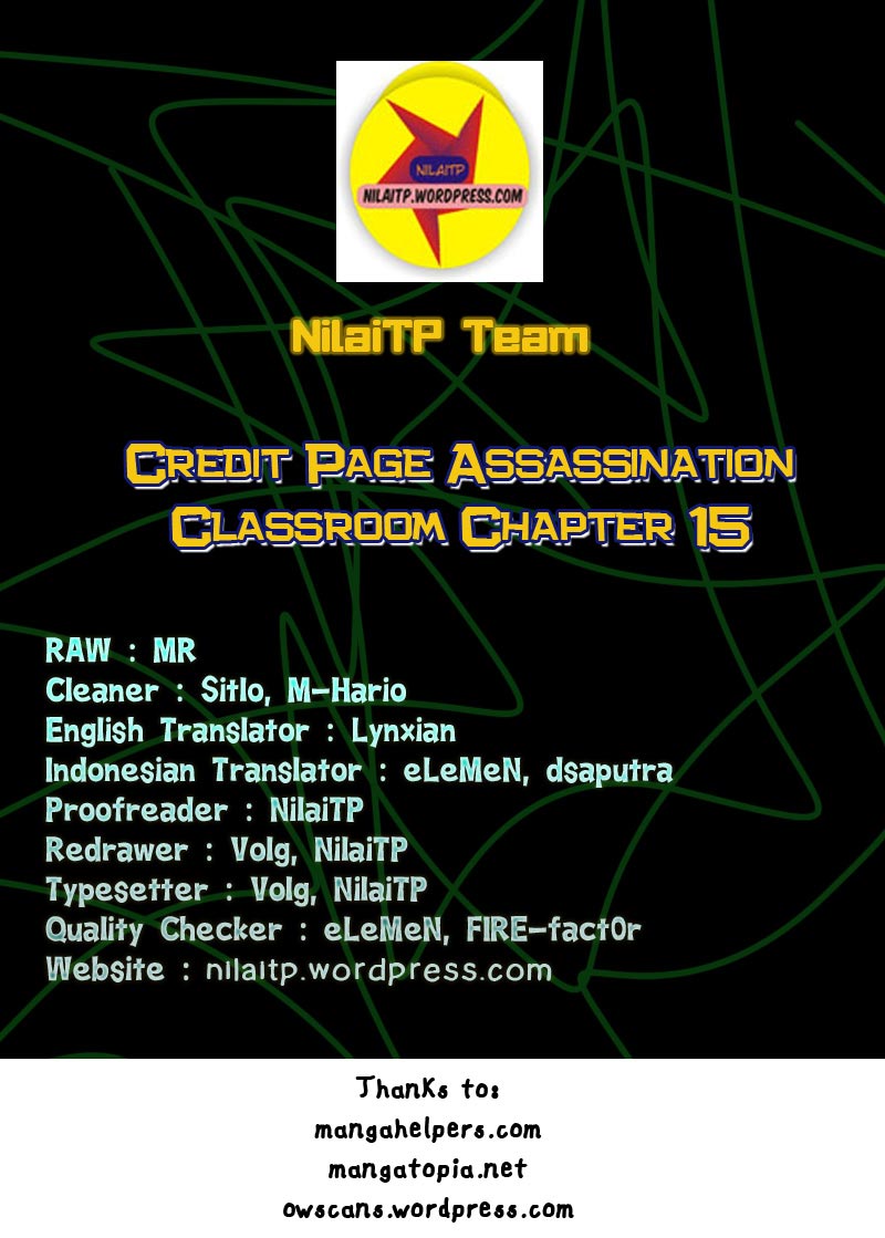 Komik Assassination Classroom Chapter 15 gambar nomor 1