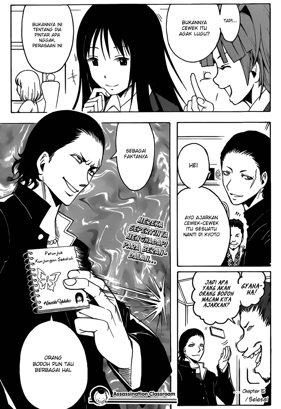 Assassination Classroom Chapter 15 Gambar 30