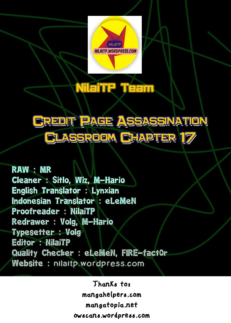 Komik Assassination Classroom Chapter 17 gambar nomor 1