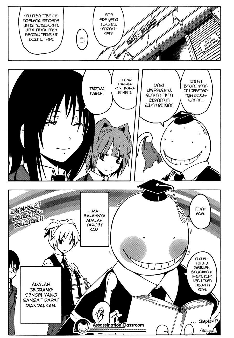 Assassination Classroom Chapter 17 Gambar 22