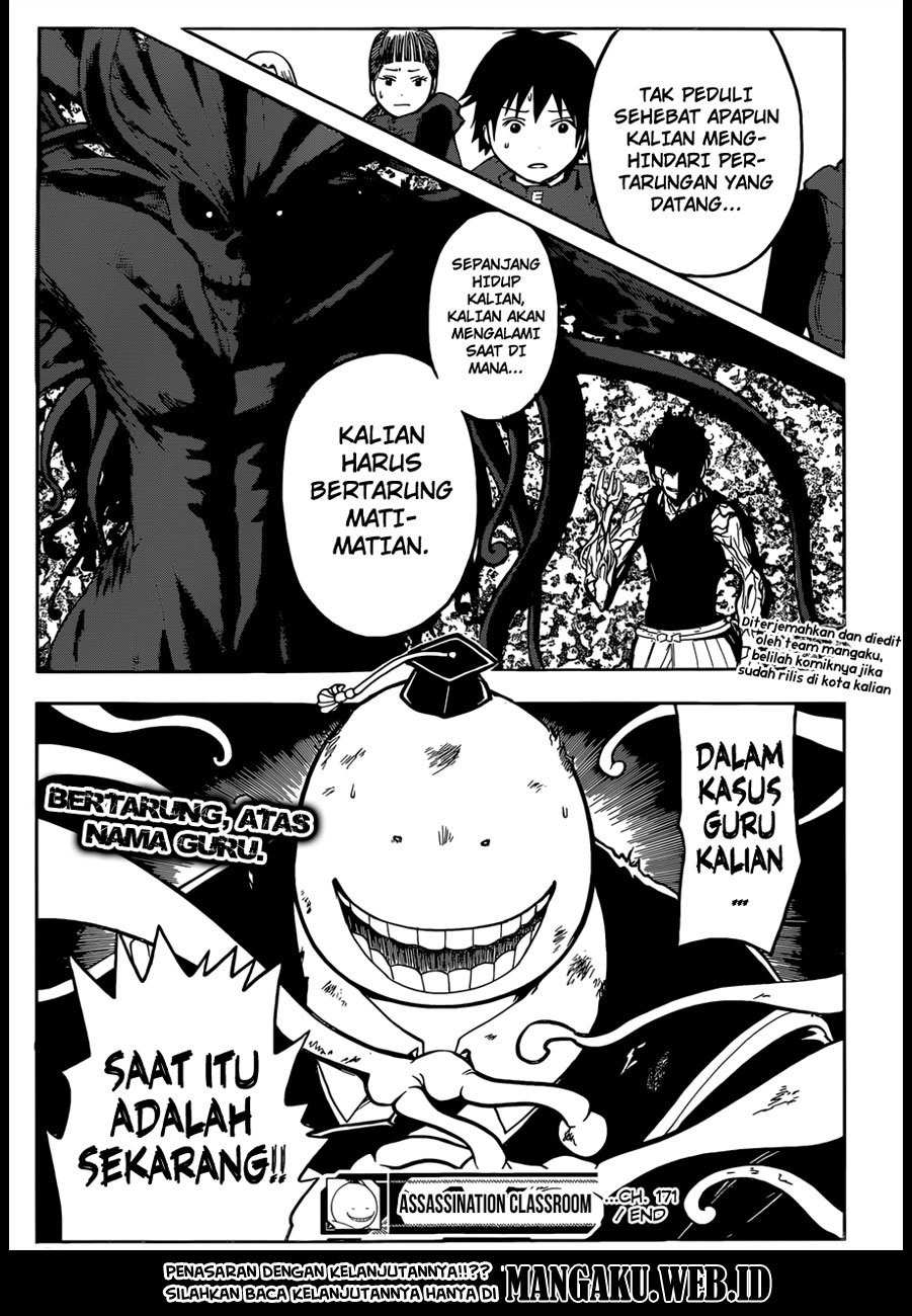 Assassination Classroom Chapter 171 Gambar 19