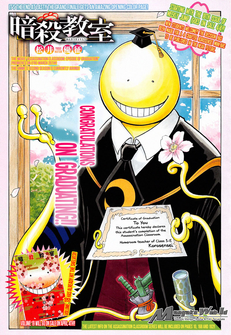 Manga Assassination Classroom Chapter 180 gambar nomor 2