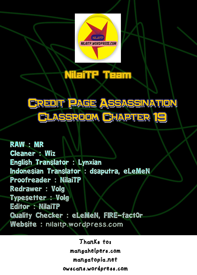 Komik Assassination Classroom Chapter 19 gambar nomor 1