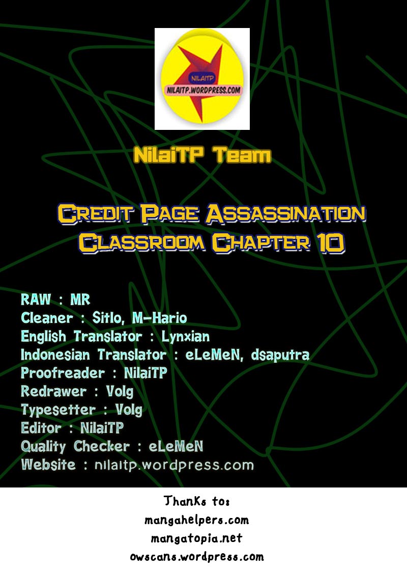 Komik Assassination Classroom Chapter 10 gambar nomor 1