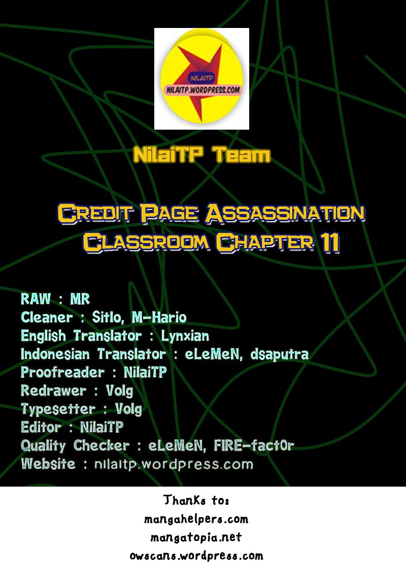 Komik Assassination Classroom Chapter 11 gambar nomor 1