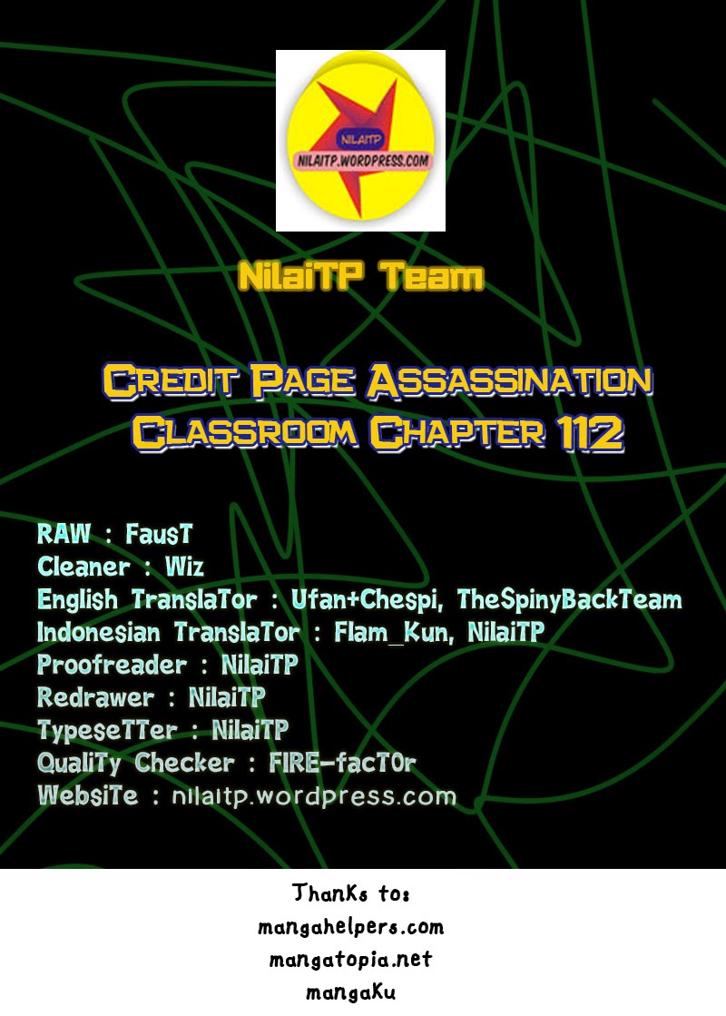 Komik Assassination Classroom Chapter 112 gambar nomor 1