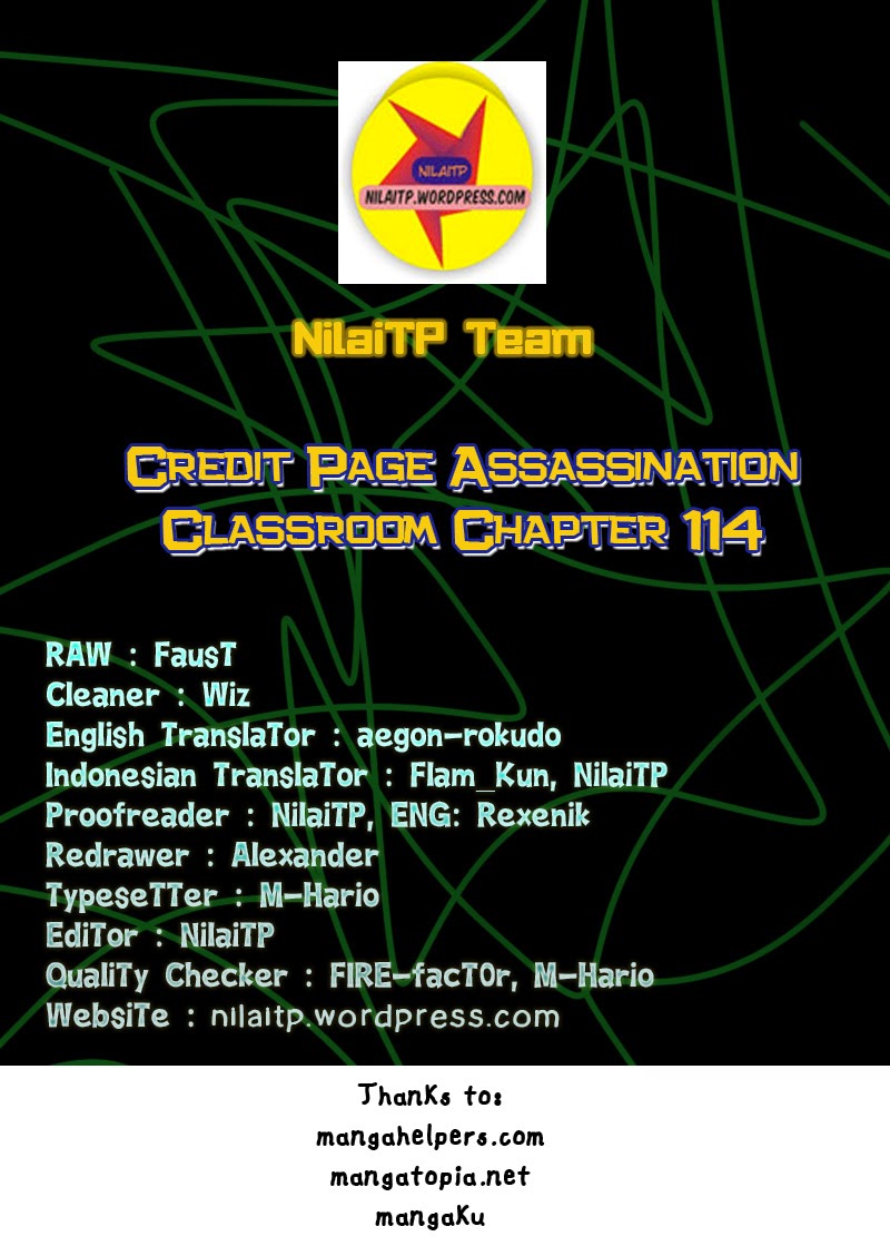 Komik Assassination Classroom Chapter 114 gambar nomor 1