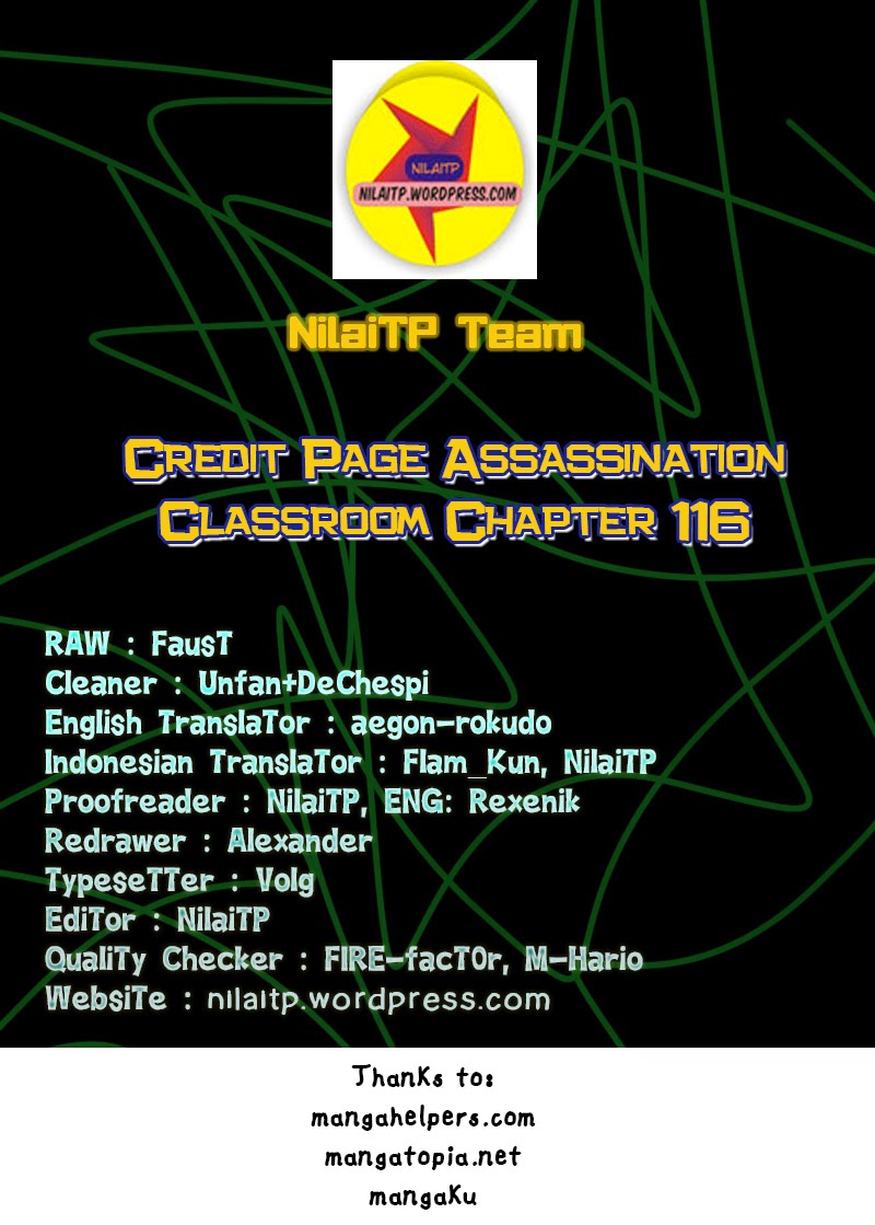 Komik Assassination Classroom Chapter 116 gambar nomor 1