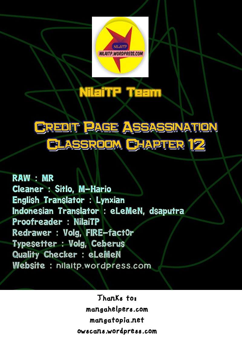 Komik Assassination Classroom Chapter 12 gambar nomor 1