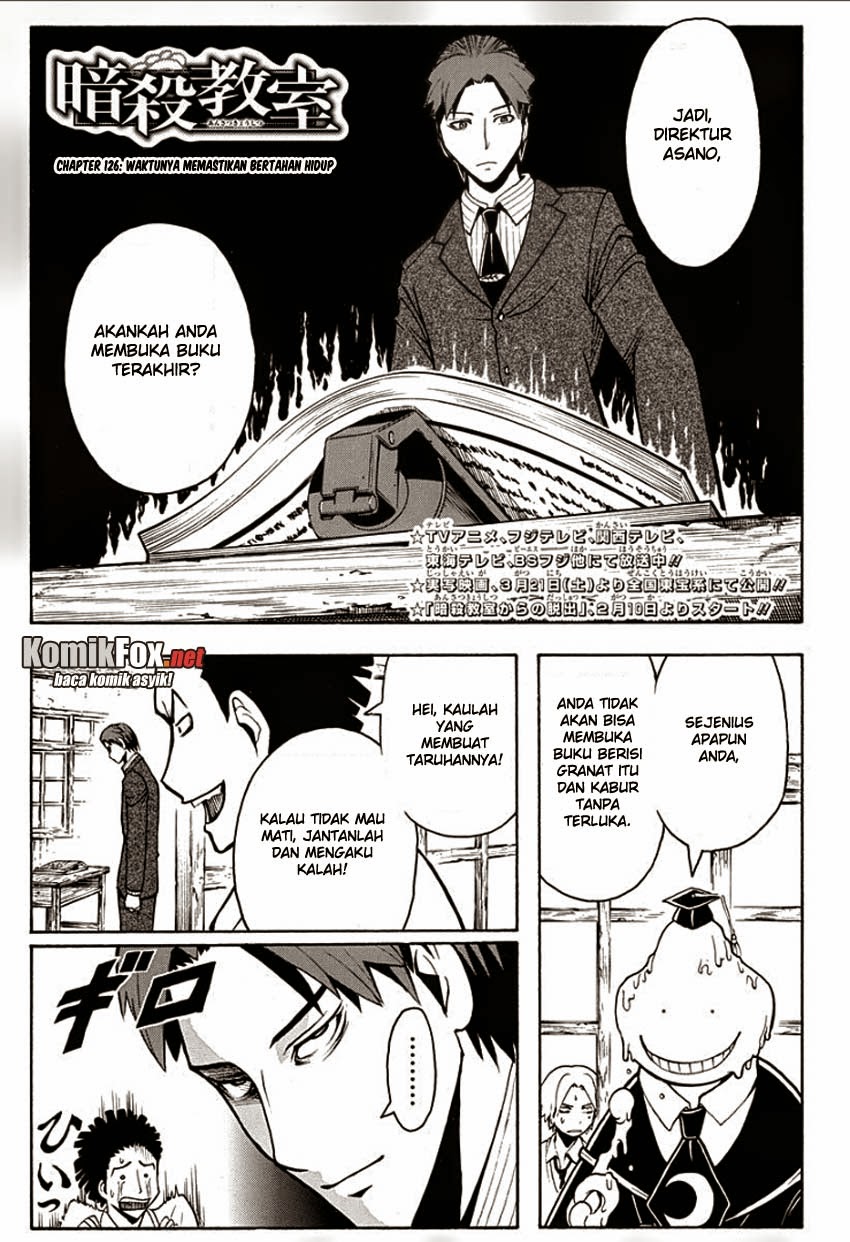 Komik Assassination Classroom Chapter 126 gambar nomor 1