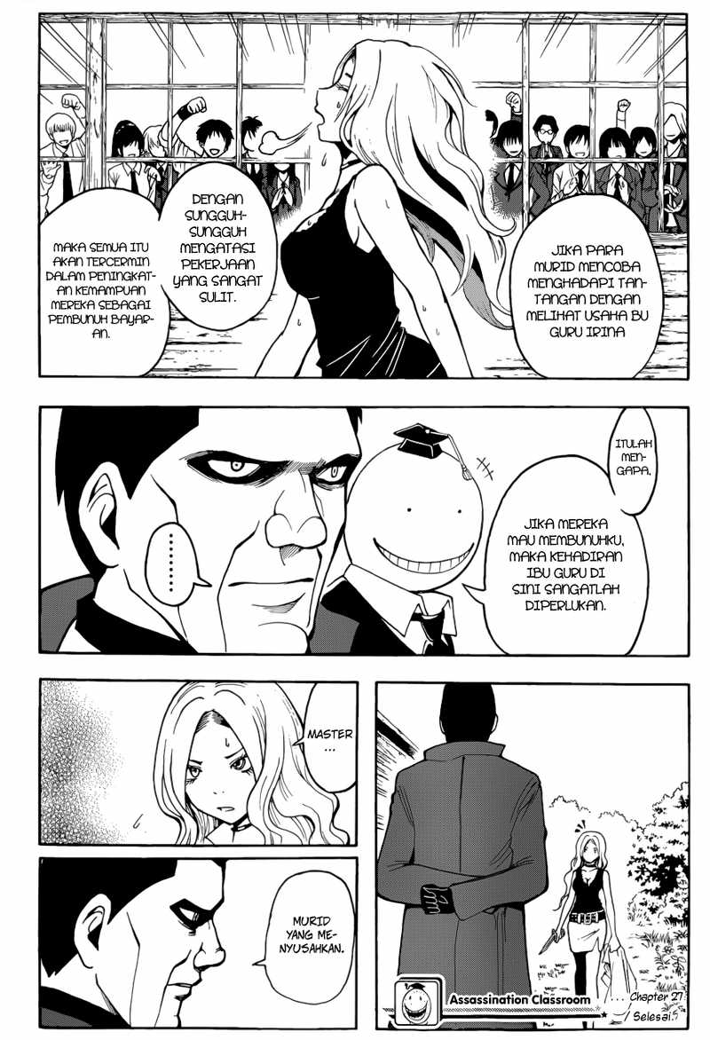 Assassination Classroom Chapter 27 Gambar 19