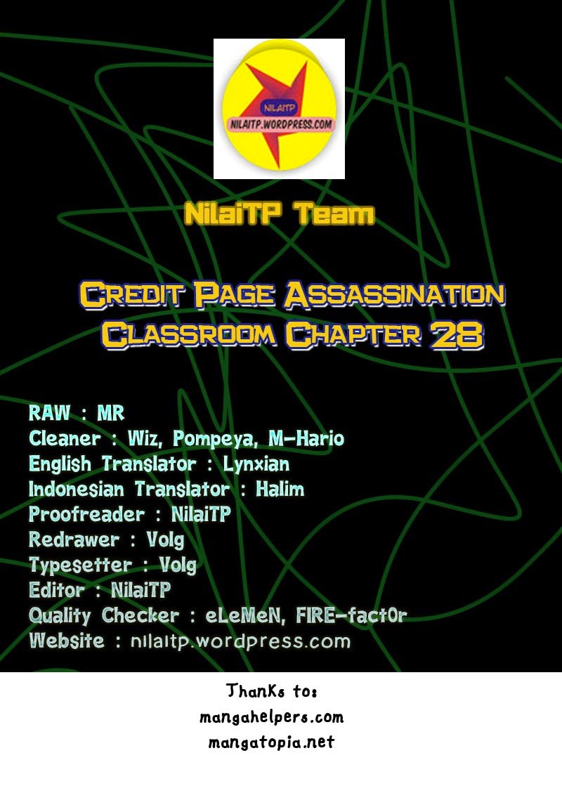 Komik Assassination Classroom Chapter 28 gambar nomor 1