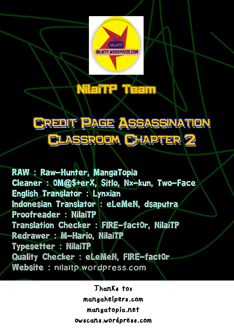 Komik Assassination Classroom Chapter 2 gambar nomor 1