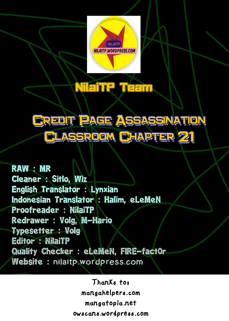 Komik Assassination Classroom Chapter 21 gambar nomor 1