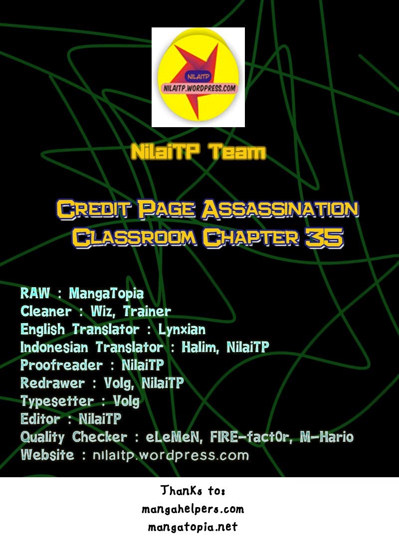 Komik Assassination Classroom Chapter 35 gambar nomor 1