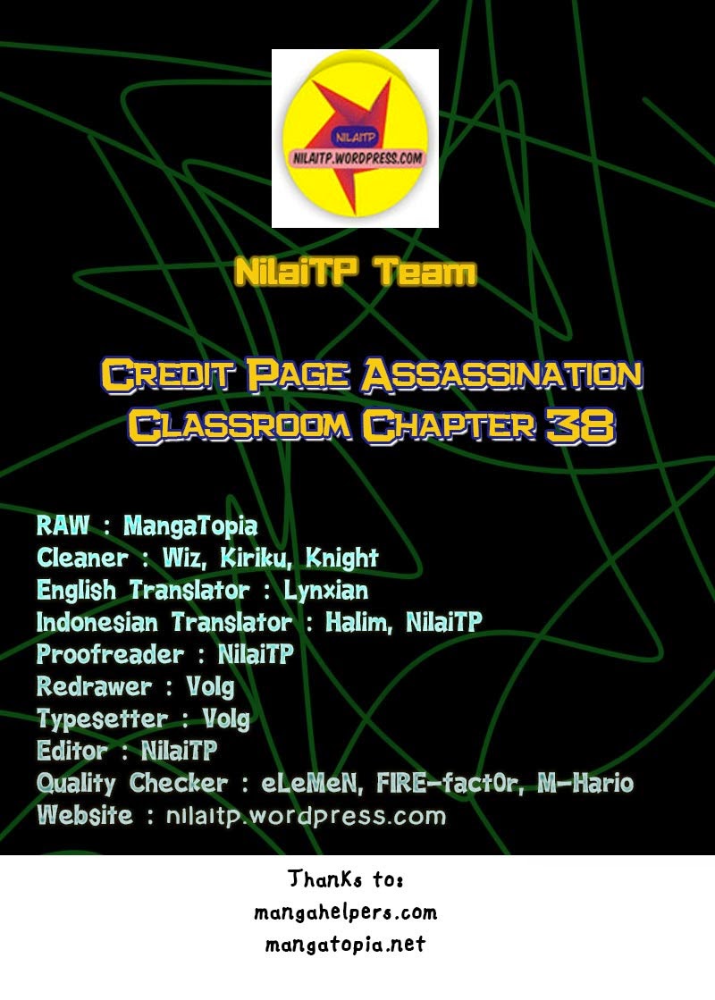 Komik Assassination Classroom Chapter 38 gambar nomor 1