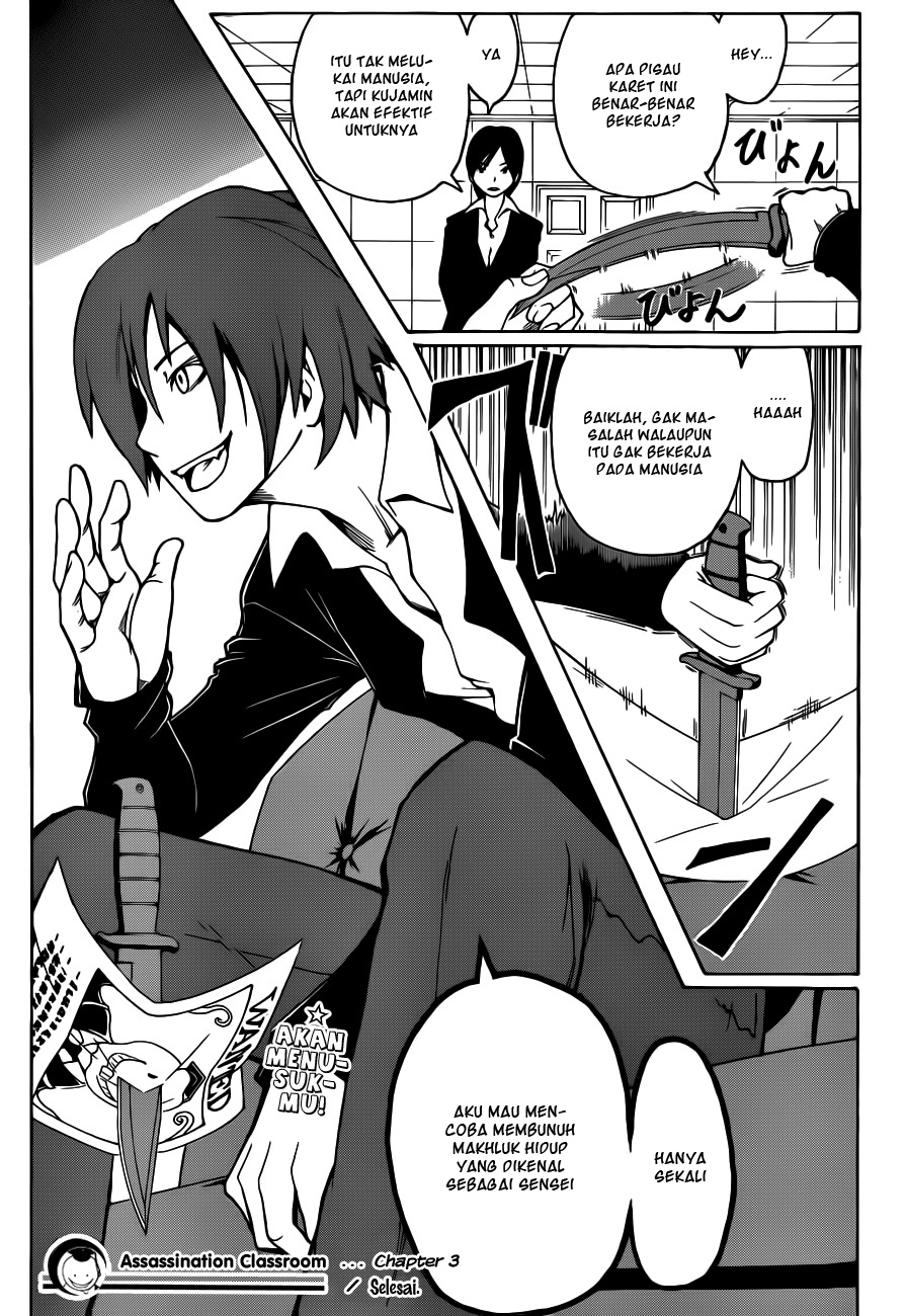 Assassination Classroom Chapter 3 Gambar 20