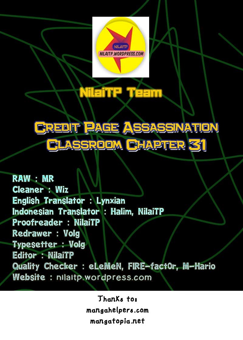 Komik Assassination Classroom Chapter 31 gambar nomor 1