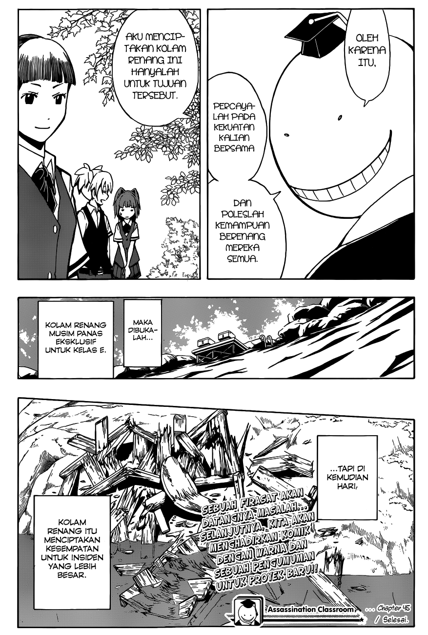 Assassination Classroom Chapter 45 Gambar 20