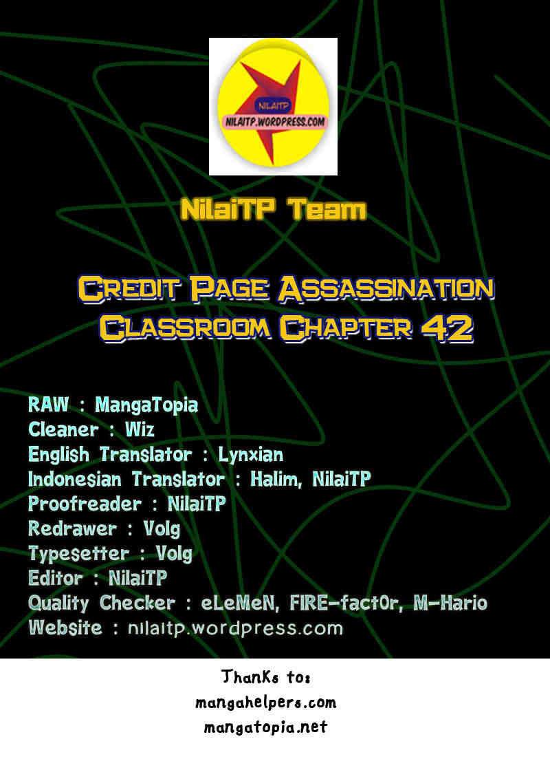 Komik Assassination Classroom Chapter 42 gambar nomor 1
