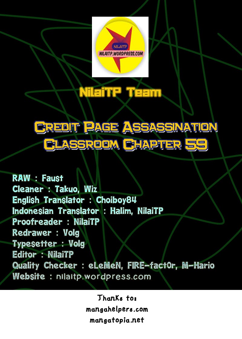 Komik Assassination Classroom Chapter 59 gambar nomor 1
