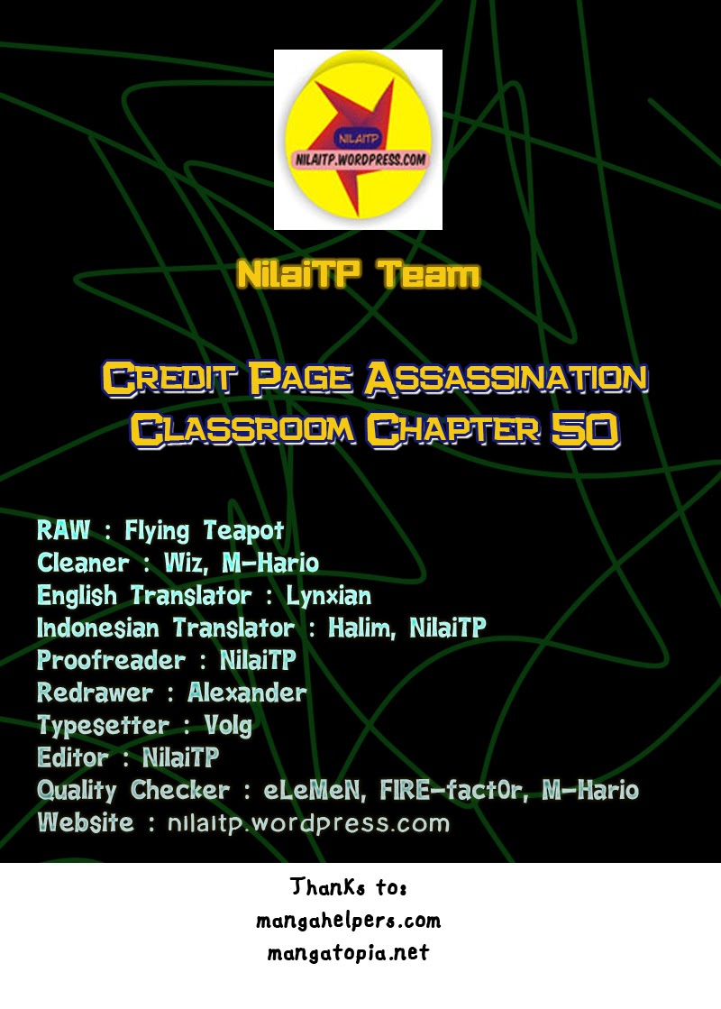 Komik Assassination Classroom Chapter 50 gambar nomor 1