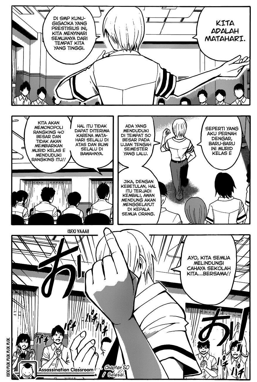 Assassination Classroom Chapter 50 Gambar 20