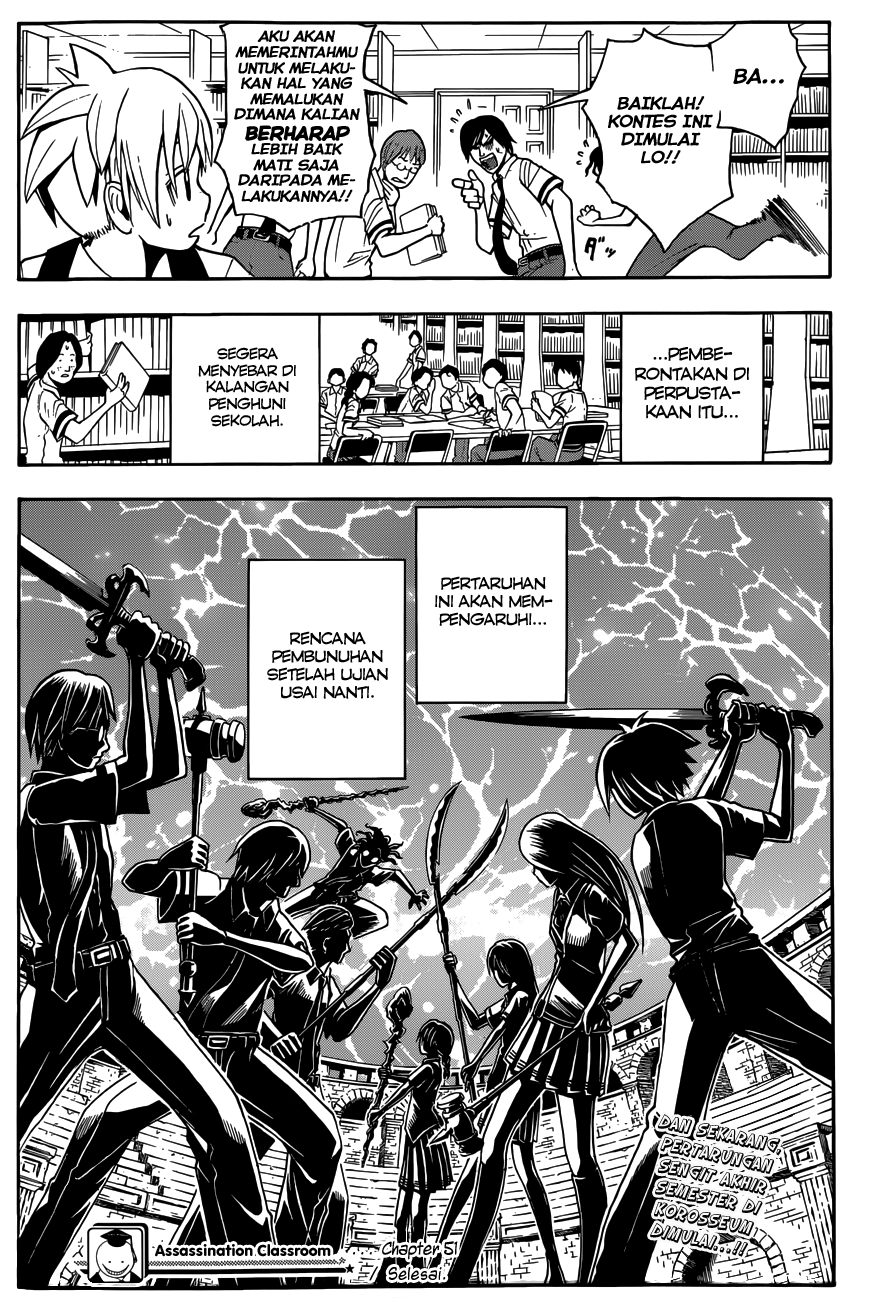 Assassination Classroom Chapter 51 Gambar 20