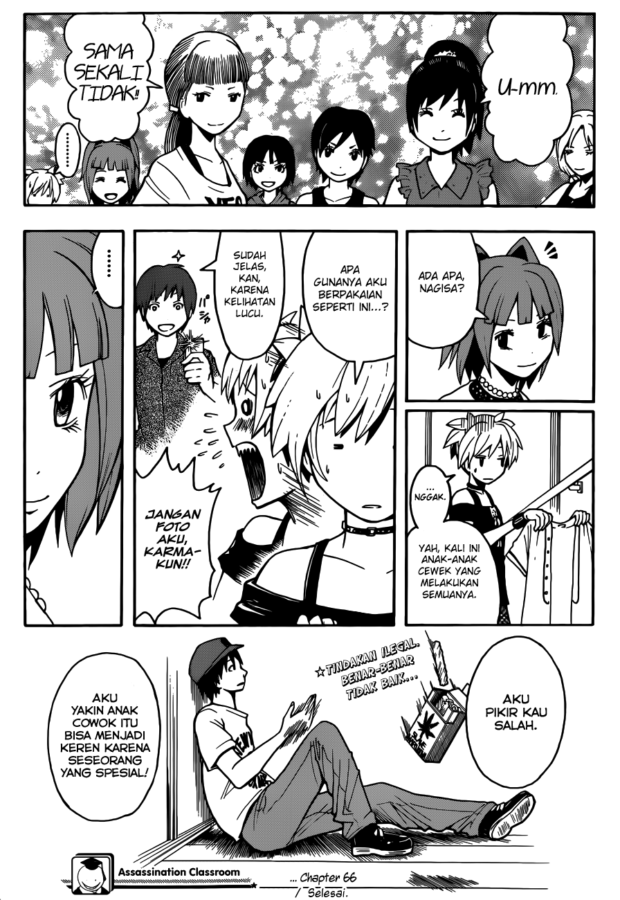 Assassination Classroom Chapter 66 Gambar 20