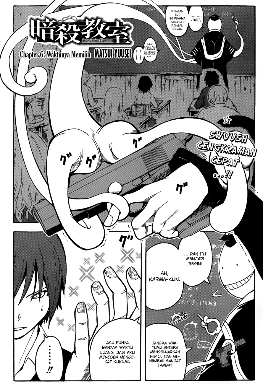 Assassination Classroom Chapter 6 Gambar 3