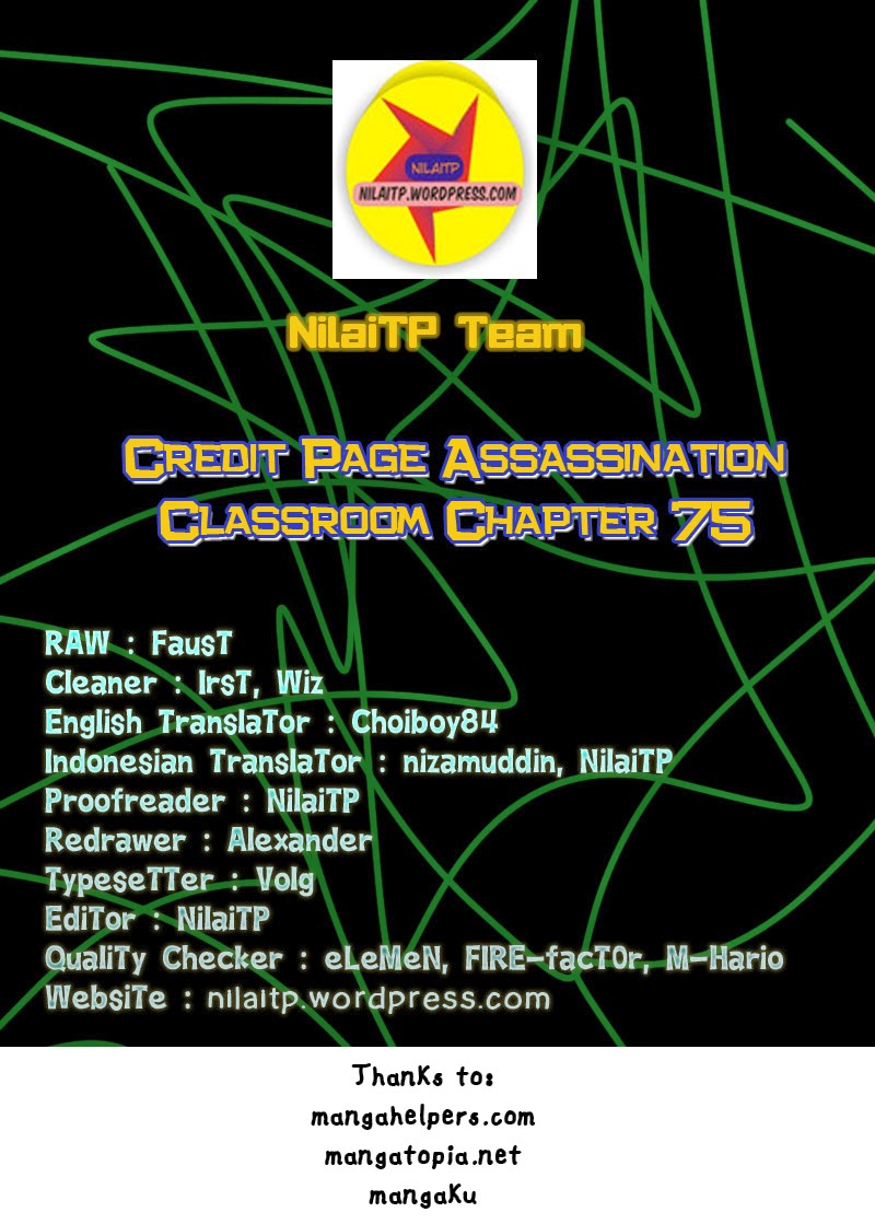 Komik Assassination Classroom Chapter 75 gambar nomor 1