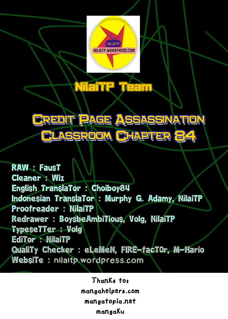 Komik Assassination Classroom Chapter 84 gambar nomor 1