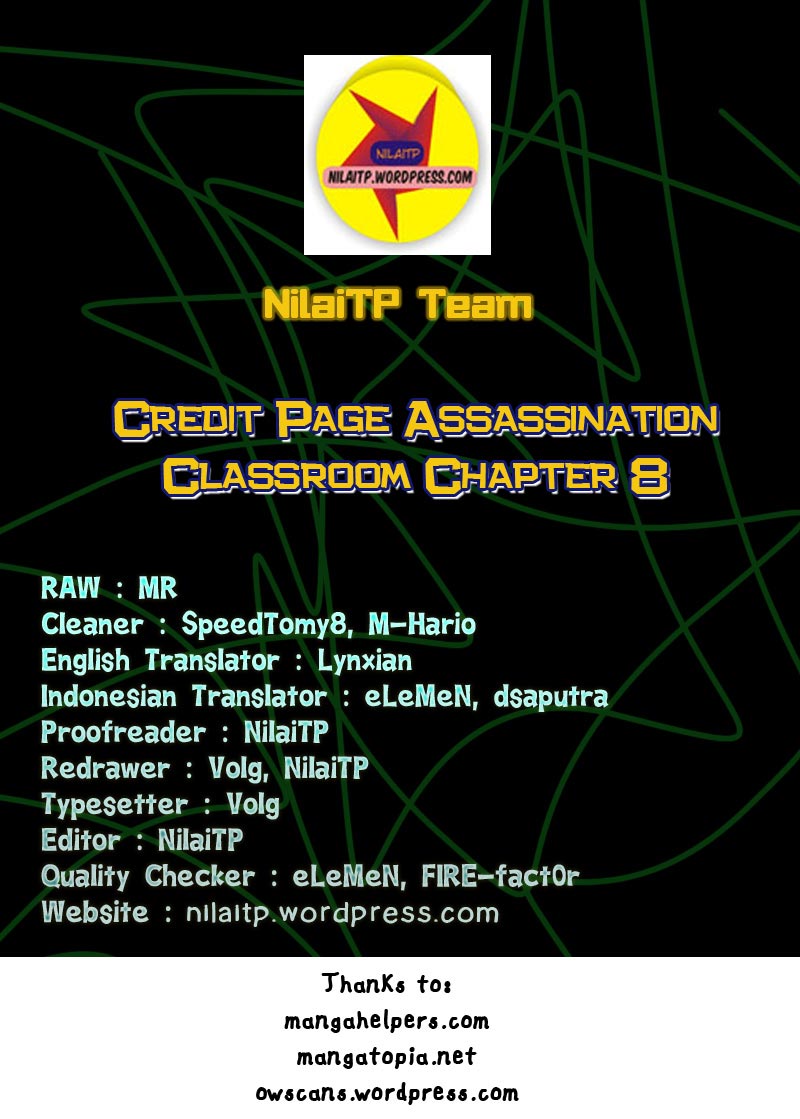 Komik Assassination Classroom Chapter 8 gambar nomor 1