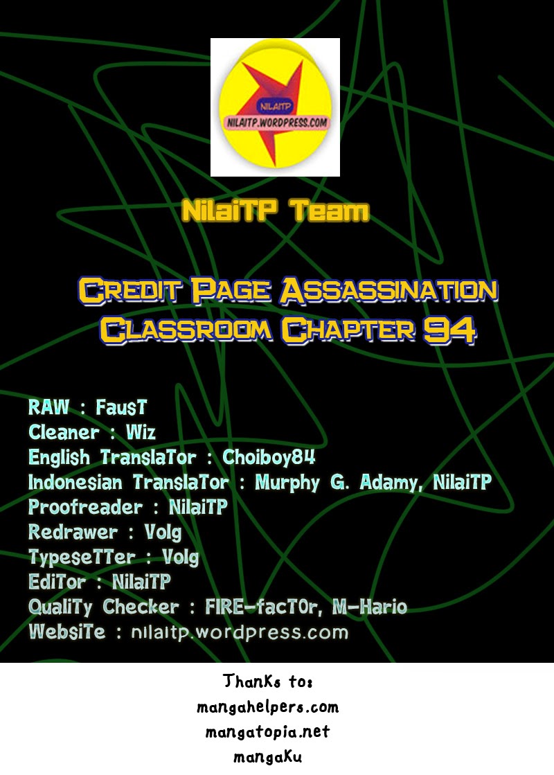 Komik Assassination Classroom Chapter 94 gambar nomor 1