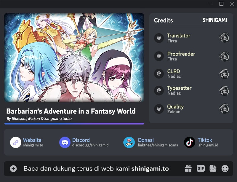 Komik Barbarian’s Adventure In A Fantasy World Chapter 26 gambar nomor 1