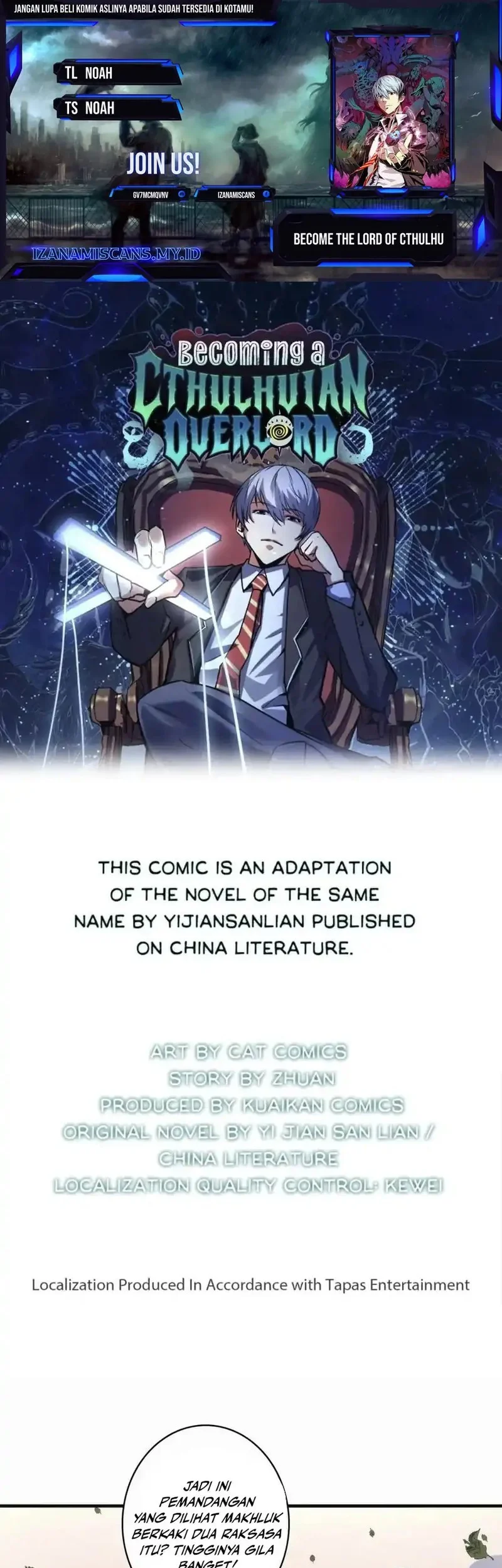 Komik Become The Lord Of Cthulhu Chapter 28 gambar nomor 1