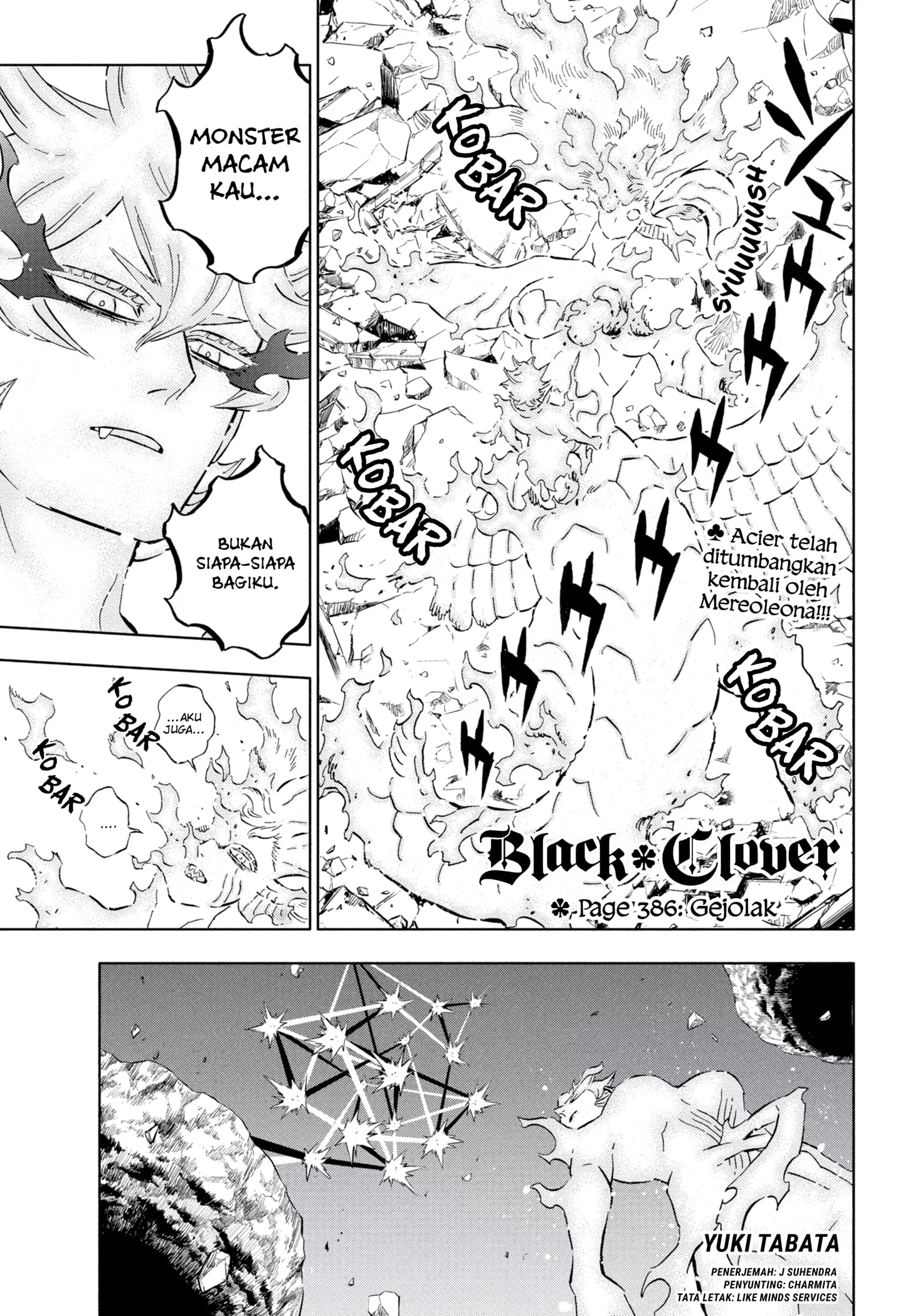 Komik Black Clover Chapter 386 gambar nomor 1