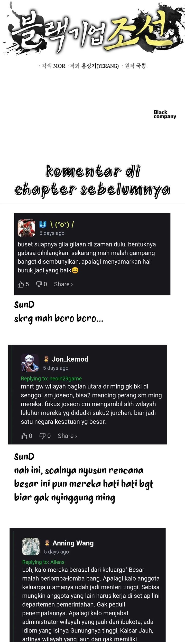 Black Corporation: Joseon Chapter 111 Gambar 93