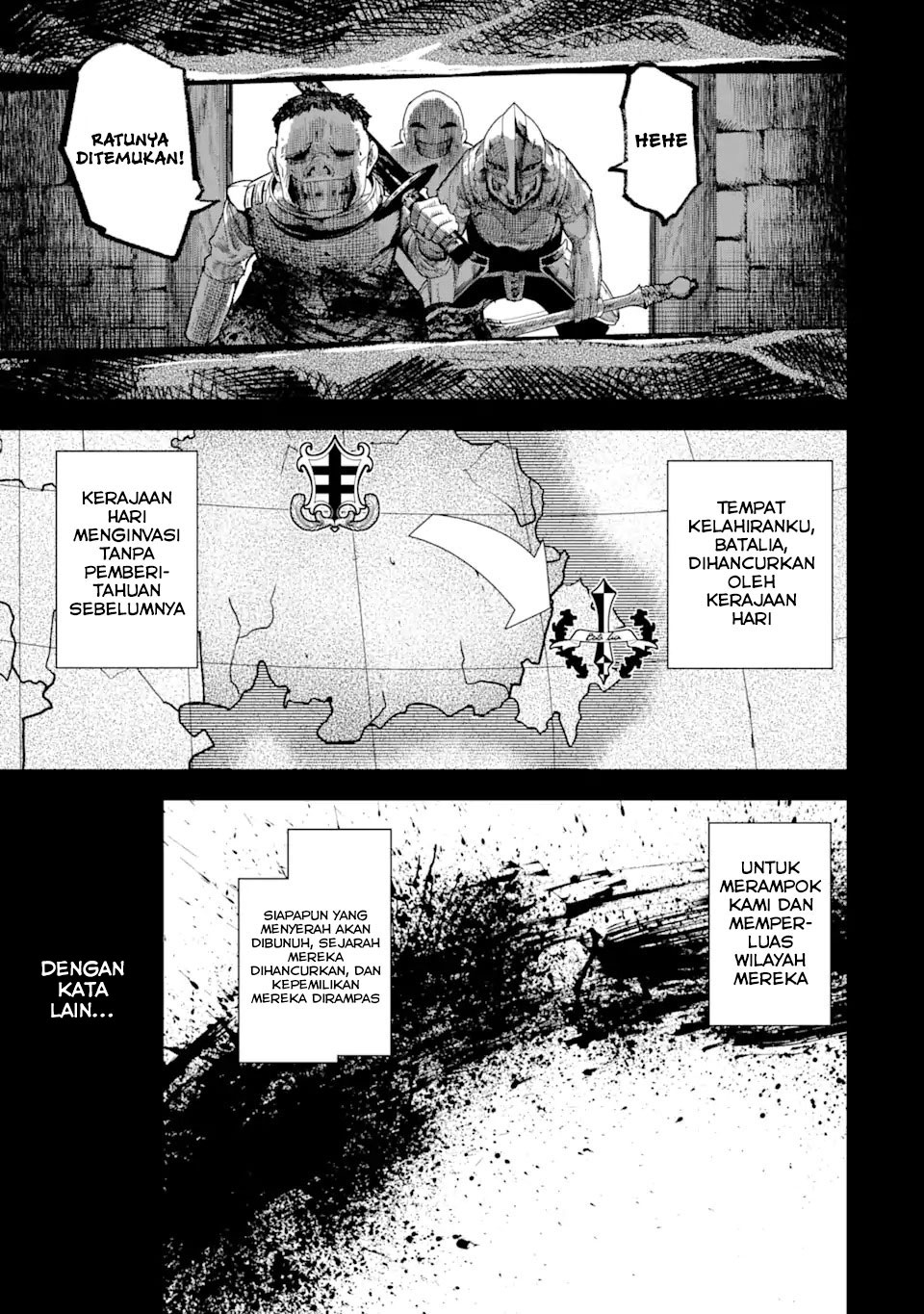 Blood-crawling Princess of a ruined Country Chapter 1.1 Gambar 13