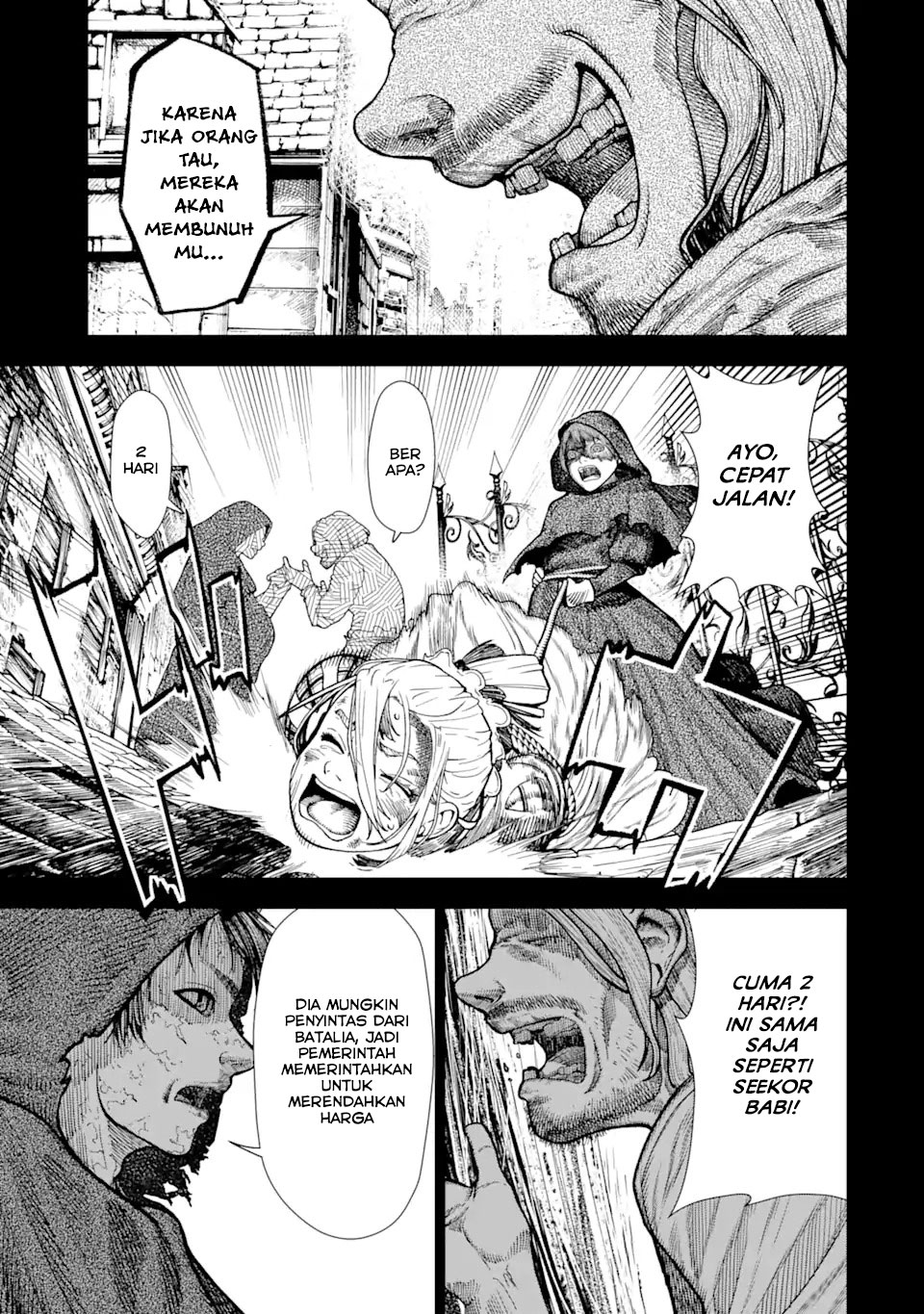 Blood-crawling Princess of a ruined Country Chapter 1.3 Gambar 4