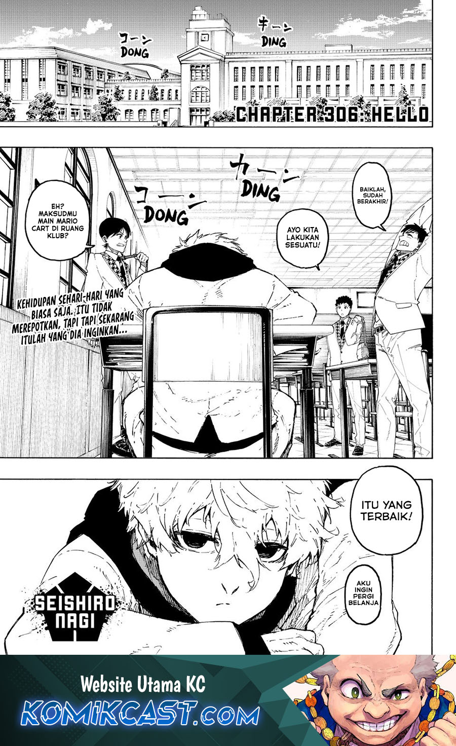 Komik Blue Lock Chapter 306 gambar nomor 1