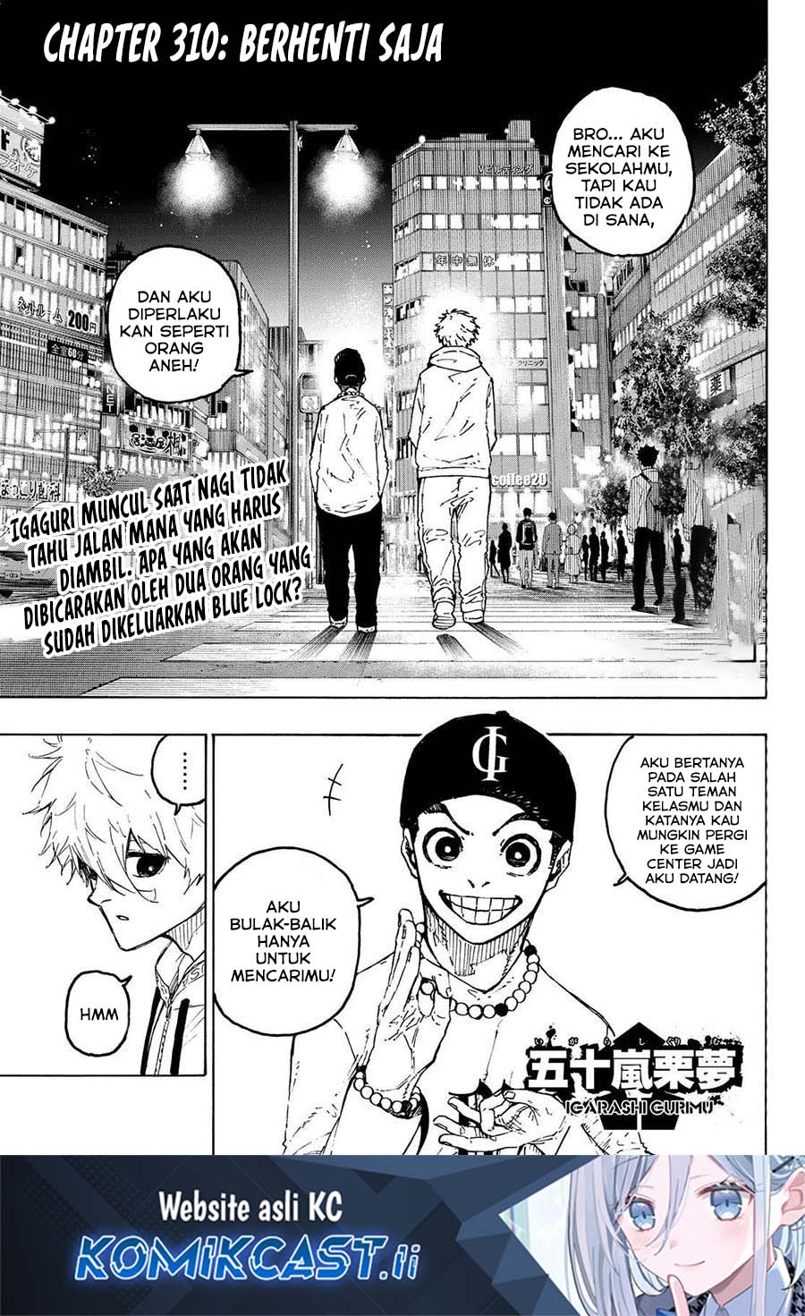 Komik Blue Lock Chapter 310 gambar nomor 1